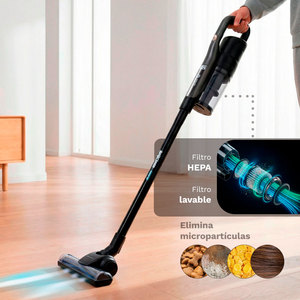 Aspirateur à bâton Asp-Roller 600W 16Kpa avec filtre Hepa lavable et câble de 5,5 m pour le nettoyage des sols à la maison - Product Image 2