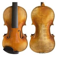 4/4 Handmade Violin Strong Tone Student Violin Full Size Spruce and Maple Wood Violino Powerful Sound with a Free Violin case