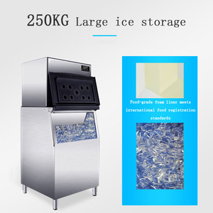 300kg Industrial <b>Ice</b> <b>Maker</b> With PLC Control Stainless Steel Construction High-Efficiency Compressor for Commercial Use Cube <b>Ice</b> - Product Image 3