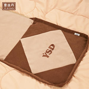 ผ้าห่มเย็นยี่ซิดาน ขนาด 42x42 ซม. ขยายเป็น 120x150 ซม. ผ้าฝ้ายกำมะหยี่เกาหลี สีพื้น สำหรับใช้ในรถยนต์ โซฟา สำนักงาน หรือนอนกลางวัน - Product Image 4