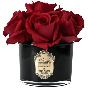 1314 Rosas Preservadas, Flores Artificiales Rojas, Decoración Redonda para Mesa, Regalo de San Valentín, Aroma Elegante, Larga Duración, 3-5 Años - Product Image 1