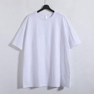 200Gsm Coton Hommes Longline <span class=keywords><strong>Longue</strong></span> Ligne Fit T <span class=keywords><strong>Tee</strong></span> <span class=keywords><strong>Shirt</strong></span> Pour Femmes Blanc Unisexe De Haute Qualité - Product Image 3