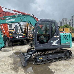 Excavadora Usada KOBELCO SK75 de 7.5 Toneladas, Excavadora Hidráulica de Orugas, Maquinaria de Construcción - Product Image 2
