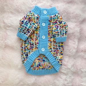 Fabrika fiyat toptan yüksek kalite özelleştirilmiş moda özel köpek kazak köpek giyim köpekler için lüks Pet giysi örgü kazak - Product Image 3