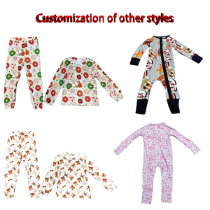 OEM ODM Abiti Invernali per Bambini con Motivi Carini Personalizzati, Vestiti Natalizi con Babbo Natale e Albero, Abiti a Maniche Lunghe per Bambine - Product Image 6