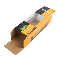 Boîte en carton ondulé WALKIN personnalisée pliable pour avion, en matériaux recyclés, avec pelliculage mat, pour emballages de snacks et cadeaux