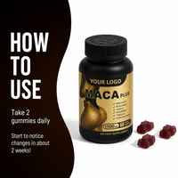 Complément Macaga Étiqueté avec 1500 mg de Marshmallow Big Trophy Enhancer, Multivitamine à base de Racine de Macaga Noire pour soutenir l'abondance des hanches