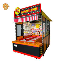 LTG Console de jeu de carnaval en bois, métal et plastique, pour shuffleboard, utilisation intérieure et extérieure, pour parcs d'aventure, sites touristiques et maisons de jeux de jardin