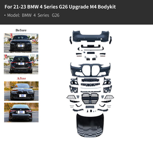 Kit Carrozzeria Modificato per <span class=keywords><strong>BMW</strong></span> Serie 4 F32 F33 F36 G22 G23 G26, Aggiornamento M4 Senza Danni, Paraurti Incluso - Product Image 3