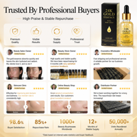 Sérum Réparateur Visage Or 24K Hydratant, Raffermissant et Éclaircissant en Gros – Personnalisation OEM/ODM et Marque Privée Usine