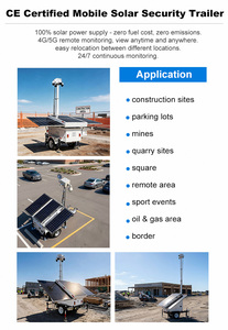 Remolque con Cámara Solar de 3x400W y Mástil de 6m, Impermeable, Salida AC/220V para Seguridad en Obras de Construcción y Áreas Remotas, Operación 24/7 - Product Image 3
