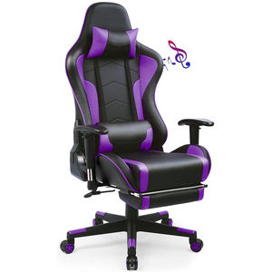 Chaise de jeu de course de sport électronique avec logo <span class=keywords><strong>personnalisé</strong></span> en PU, chaise de jeu pour ordinateur PC, siège de bureau pour joueur, avec chaise de jeu ergonomique pivotante pour la maison - Product Image 6