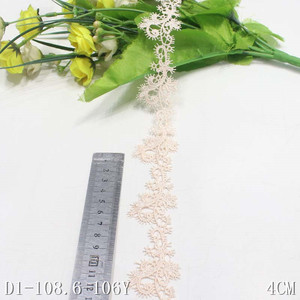 Encaje <span class=keywords><strong>de</strong></span> <span class=keywords><strong>Guipur</strong></span> <span class=keywords><strong>de</strong></span> Poliéster Bordado en Rosa Claro y Negro <span class=keywords><strong>de</strong></span> 4 cm <span class=keywords><strong>de</strong></span> Fábrica para Decoración <span class=keywords><strong>de</strong></span> Accesorios <span class=keywords><strong>de</strong></span> Ropa - Product Image 6