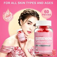 Compléments en Gummies de Glutathion, Collagène et Vitamine C Éclaircissants, Marque Privée OEM
