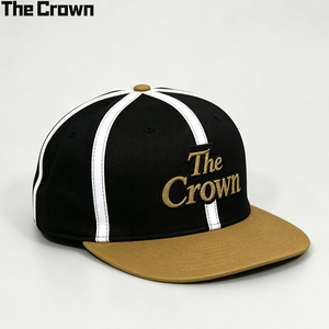 Custom Logo Men's <b>Flat</b> Brim Cap Wholesale Bulk Triple Stripe 3D Embroidery <b>Hat</b> Manufacturer - Product Image 3