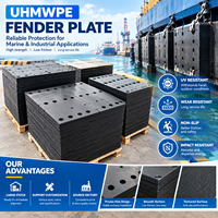 Plaque de défense en UHMWPE pour quai de bateau, pare-chocs marin, résistant aux UV/chaud, robuste, découpe sur mesure
