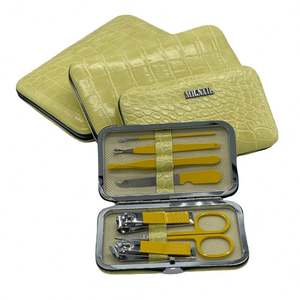 Ensemble de coupe-ongles en acier inoxydable 16 en 1, outils de pédicure, ensemble de manucure noir, fabrication OEM - Product Image 1