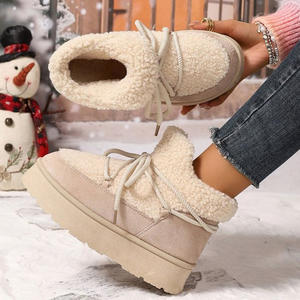 Nouveau produit Bottes de neige épaisses et chaudes, antidérapantes, résistantes à l'usure, bottes de neige tendance pour femmes - Product Image 5