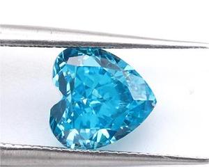 Toptan en kaliteli çeşitli renkler kalp buz kesim gevşek kübik zirkonya CZ taşlar gevşek taş takı için kullanılan kakma - Product Image 3