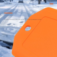 Grattoir à glace pour voiture de style carte avec logo personnalisé, vente en gros directe usine, nettoyeur de pare-brise, cadeau automobile d'hiver