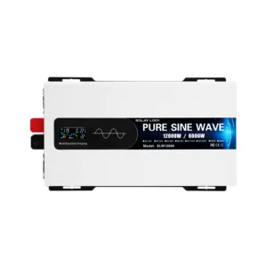 Commercio all'ingrosso 6000W 8000W 12000W Inverter a onda sinusoidale pura Inverter per auto convertitore di potenza DC12V a AC 220V per auto a casa