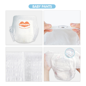 Pantaloni da pannolino monouso da fabbrica personalizzati traspirante Backsheet 3-D prevenzione delle perdite misura regolabile OEM pantaloni da allenamento - Product Image 2