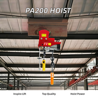 Mini palan électrique PA600X12M, 600 kg, palan électrique à câble portable, 220 V, petite grue de levage pour la vente en gros