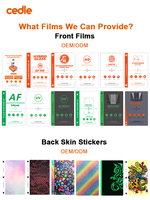 Película de Hidrogel Cedle Más Vendida, Protector de Pantalla Universal HD de TPU para Tablet, Cámara y Reloj