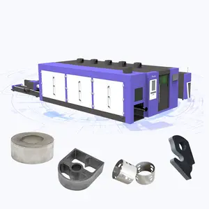 Acctek 2024 new product 12kw 6000w fiber laser cutting machine 6000*2500mm for stainless steel carbon steel