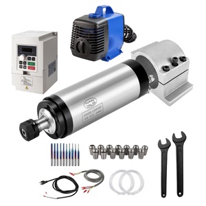 Motor de Husillo CNC Refrigerado por Agua ZhongTianBang 2.2KW ER20 110V 24000RPM con VFD y Kit de Bomba para Fresadora CNC - Product Image 2