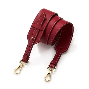 OEM Multicolor Fashion Luxury 1.6 Inch Width Genuine Leather Purse Belt Adjustable Designer Famous Brand For Women Bags Strap