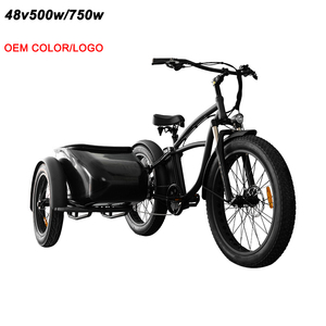 Bicicleta de 3 Ruedas con Sidecar para Transportar Mascotas, Triciclo con Llantas Anchas, Sidecar de Tres Ruedas, Triciclo con Llantas Anchas - Product Image 4