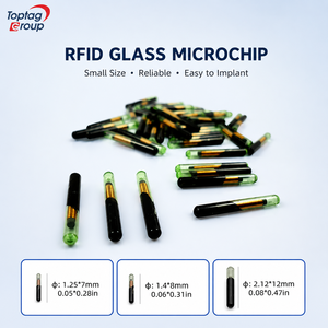 Individuelle ID-Nummer ISO11784/5 FDX-B 134,2KHz Tier-Tag Einweg 1,4x8mm Glas-Mikrochips - Product Image 2