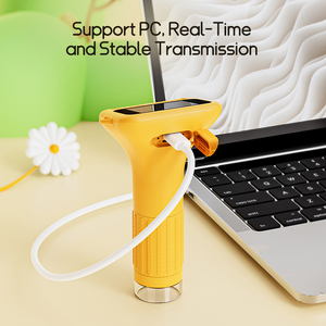 Mới nhất 375 2-inch xách tay mini Kính lúp điện tử cầm tay kính hiển vi 1000X bất dẫn ánh sáng trẻ em khoa học vui vẻ quang học Bộ RoHS - Product Image 5