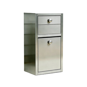 תיבת דואר עצמאית מפלדה עם ציפוי אבקה לשימוש פנימי/חיצוני, משלוח עד הבית - Product Image 2