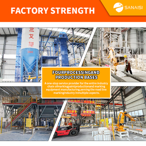 İnşaat titreşimli hat uygulama sprey yöntemi için dışbükey sıcak eriyik termoplastik yol işaretleme boyası - Product Image 3