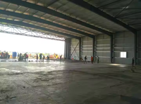 Hangar télescopique pour avions en acier industriel de haute qualité, porte coulissante, hangar pour avions, bâtiment métallique préfabriqué