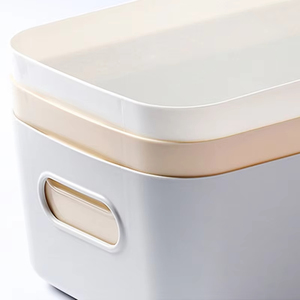 Wholesale Classic Rectangle Plastic <b>Storage</b> <b>Box</b> for Home Organization Dormitory Bathroom Kitchen Sorting Basket <b>Bins</b> Office - Product Image 4
