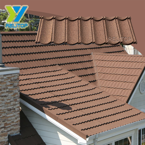 Muestra Gratuita de Lámina de Techo Metálica de Aluminio con Recubrimiento de Piedra, de Larga Duración y Diferentes Tipos - Product Image 6