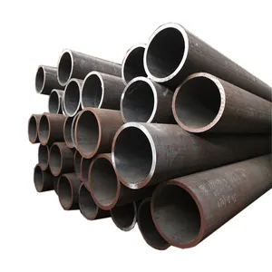 Trung Quốc Nhà sản xuất Cổ Phiếu lớn đường kính 2 inch lịch trình 80 độ dày Đen sắt thép carbon liền mạch Chiều dài ống 6 mét
