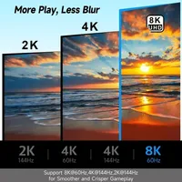 Gold Plated Vertical Bend Adapter DP1.4 8K60Hz Monitor Computer Graphics Card DP Interface Extension Aluminum Alloy Shell
