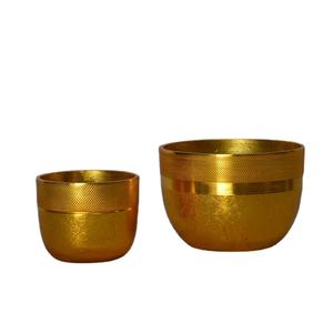 Jarrones Decorativos de Flores Antiguos de Lujo Modernos, Chapados en Oro y Níquel de Primera Calidad, Brillantes y Elegantes, en Oferta - Product Image 4