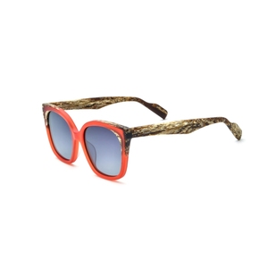 Lunettes de soleil œil de chat, monture rouge, verres dégradés, protection UV 100%, pour femmes adultes - Product Image 1