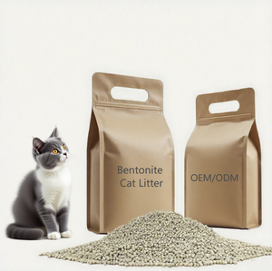 Litière pour chat en granulés de bentonite à absorption élevée, personnalisable en diverses conditionnements, 99 % moins de poussière, parfumée en option, concurrents Umico - Product Image 2
