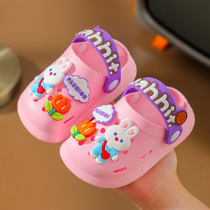 Children Garden Slippers <b>Shoes</b> Boys&Girls <b>Beach</b> Sandal Kids Lightweight Breathable Cute Cartoon Slip <b>Baby</b> Slippers - Product Image 5