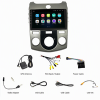 Autoradio Android 15 pour Kia FORTE 2009-2016, écran tactile OLED HD 9 pouces, navigation GPS avec CarPlay et Android Auto, Wi-Fi intégré