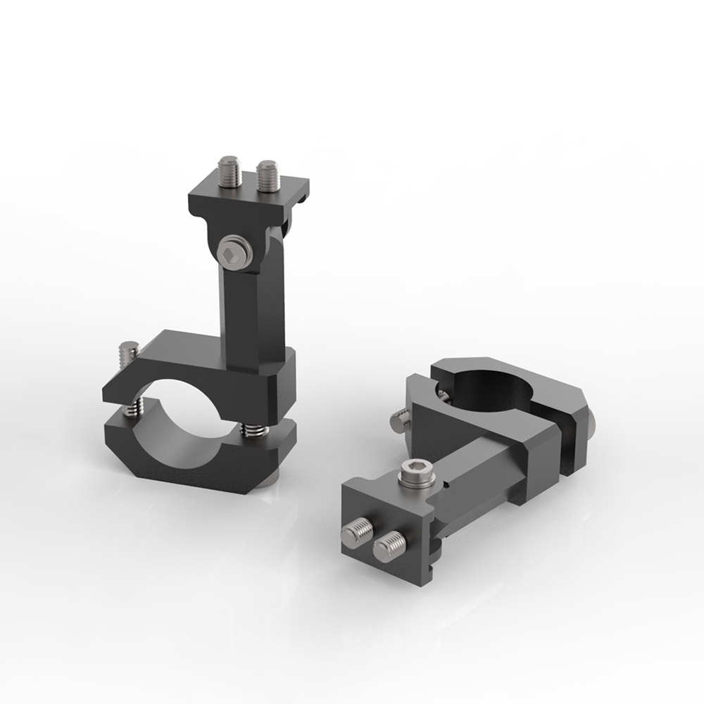 BOSMAA фара мотоцикла руль монтажный кронштейн хомут для труб автомобильные аксессуары для 20-26 мм три оси вращения трубки вилка ATV