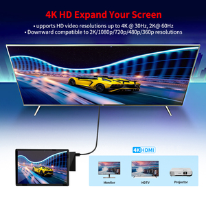 type-c type c station d'accueil avec hd-mi + usb3.0 + pd puissance livraison chargeur usb-c vers adaptateur usb pour <span class=keywords><strong>surfacepro</strong></span> - Product Image 6