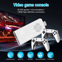 Console de Jeu Rétro Sans Fil M8 Pro 4K HD pour TV, Boîtier de Jeu Vidéo Familial en Gros