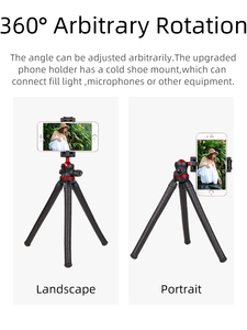 Xiletu XBT-2 multil-functiona linh hoạt Mini Bracket đứng bạch tuộc tripod linh hoạt <span class=keywords><strong>Tripe</strong></span> Tripod cho điện thoại máy ảnh kỹ thuật số GoPro - Product Image 3
